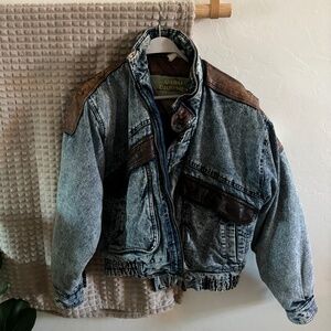 Denim and Leather Jacket